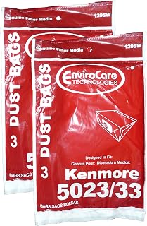 EnviroCare Premium Replacement Vacuum Cleaner Dust Bags designed to fit Kenmore Canisters 5023/5033 6 pack