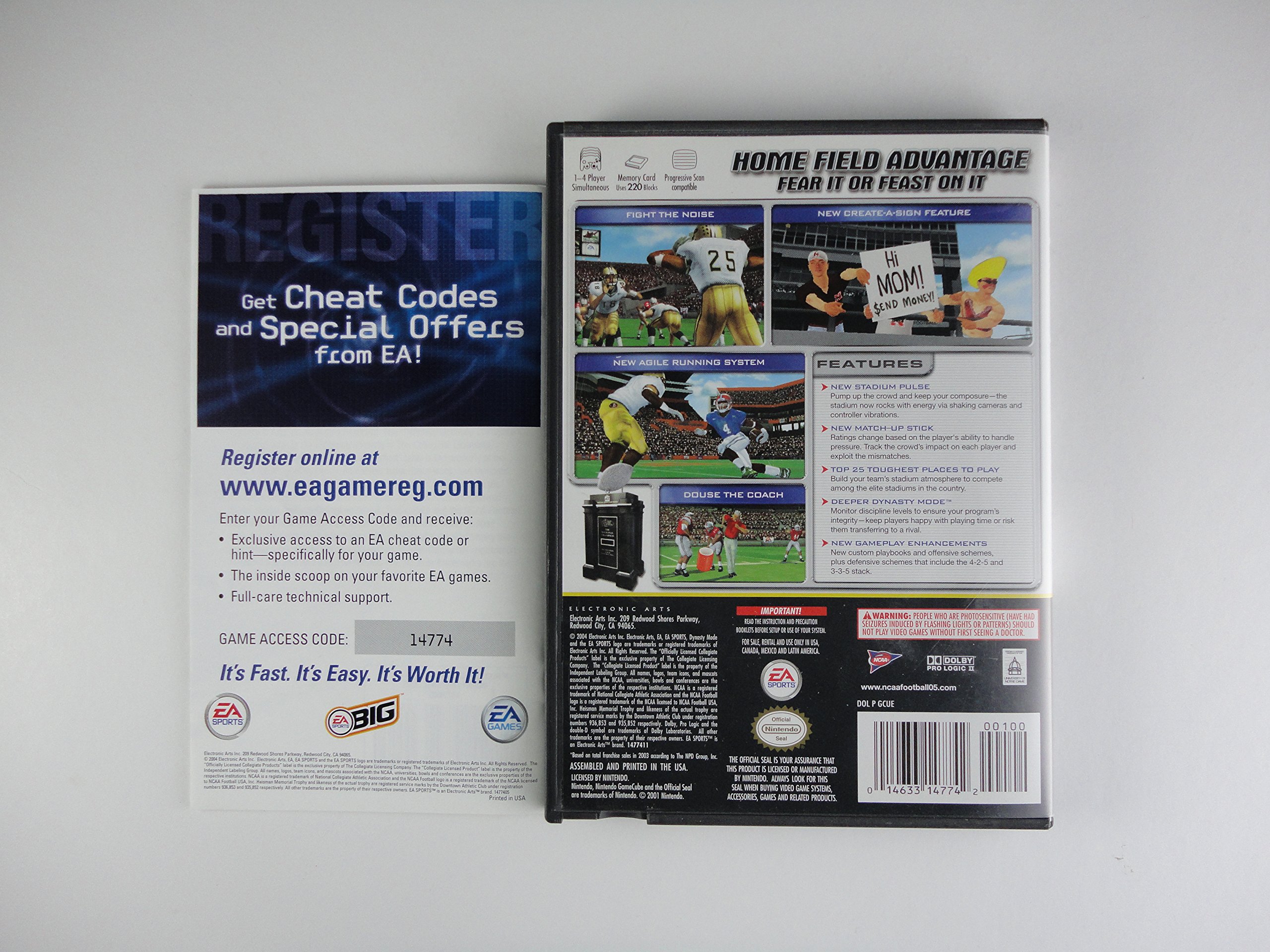 Amazon.com: NCAA Football 2005 : Video Games