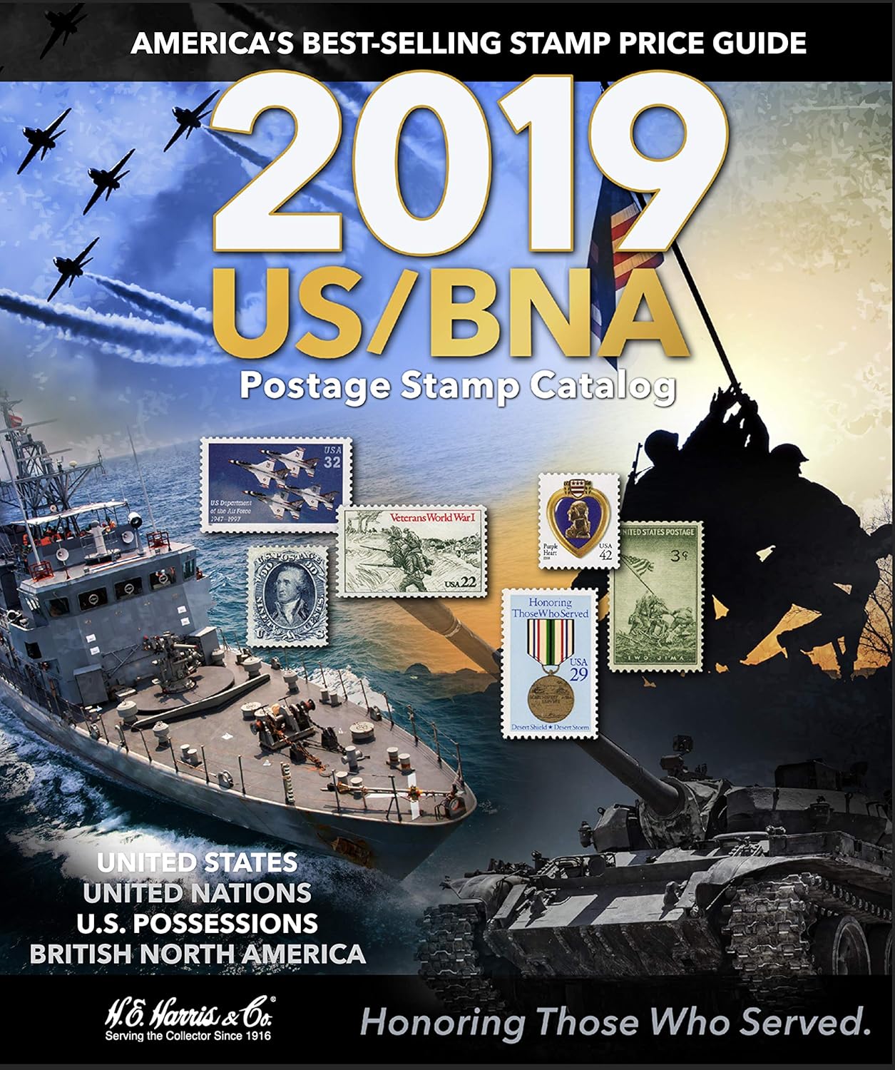 US/BNA 2019 Postage Stamp Catalog Whitman Publishing 9780794845810