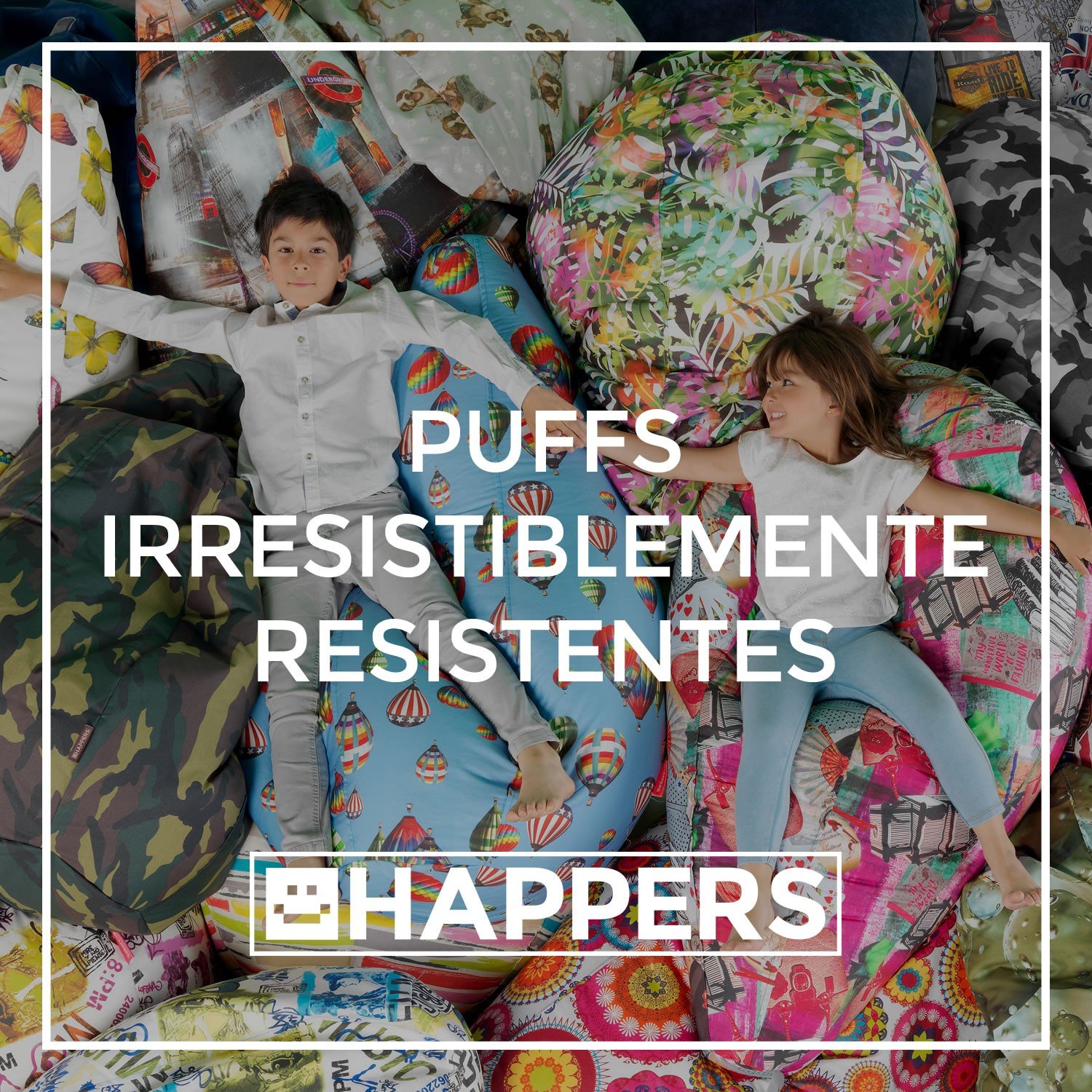 HAPPERS Puff Pera Aquaclean Carabú Crudo XL