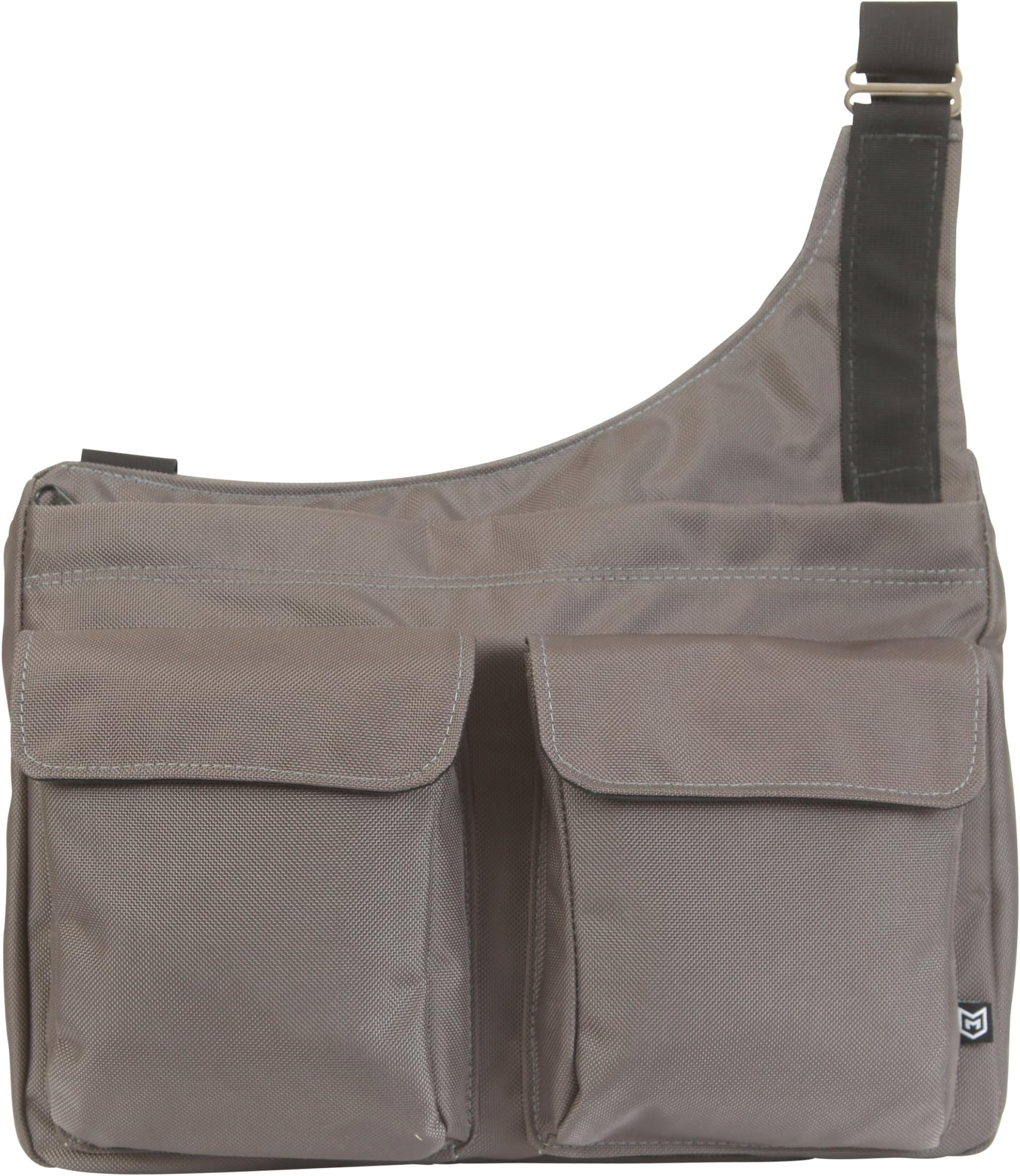 Shoulder Bag - Charcoal/Silver