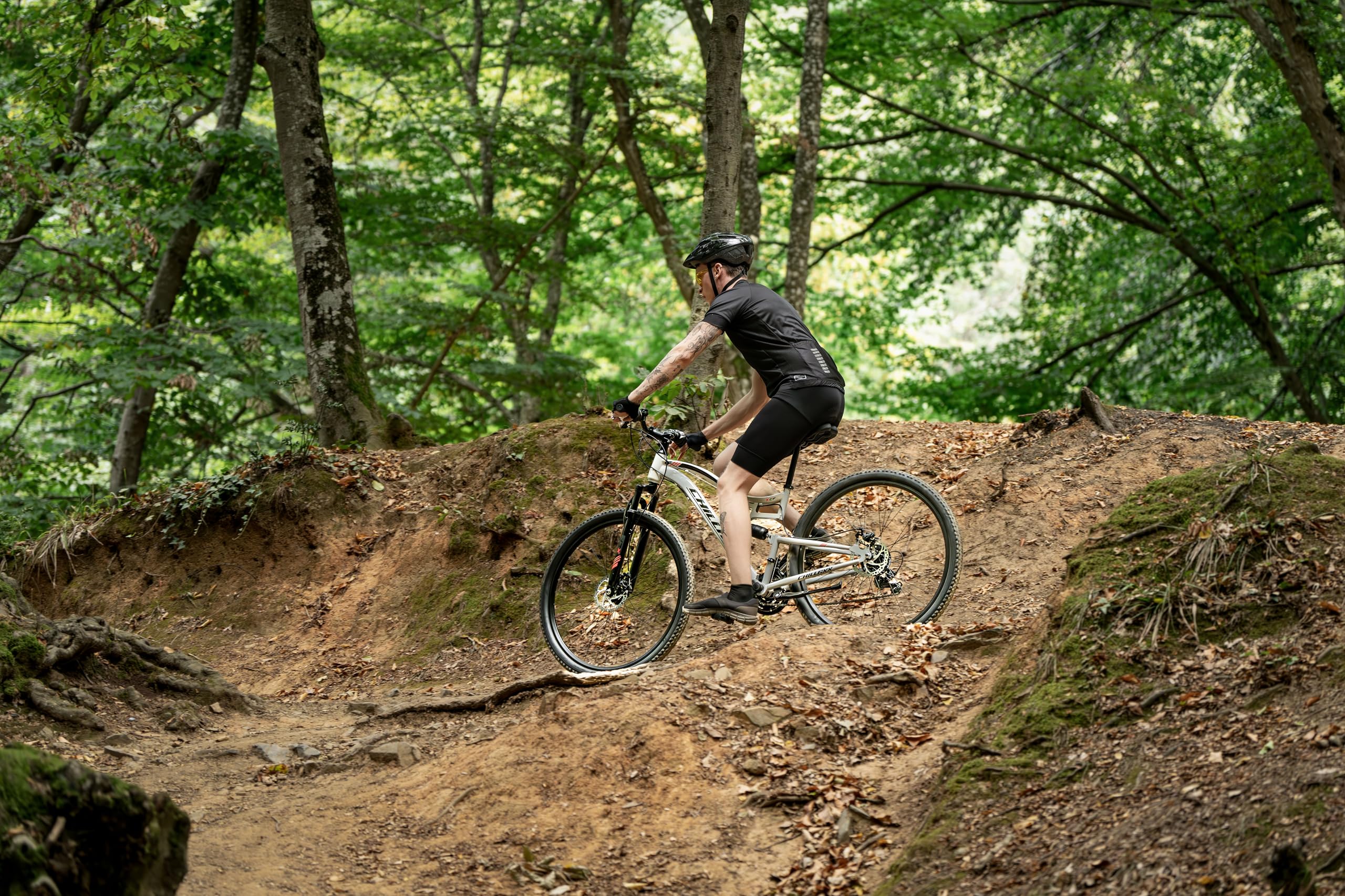 Chillaxx Falcon VTT de 24, 26, 27,5 et 29″, pour garçons, filles, femmes et hommes, frein à disque, dérailleur à 21 vitesses, suspension complète