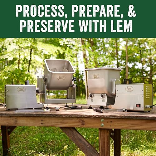 Miniatura 6 de LEM Products 1733 Big Bite - Molinillo de carne de posición fija (25 libras)