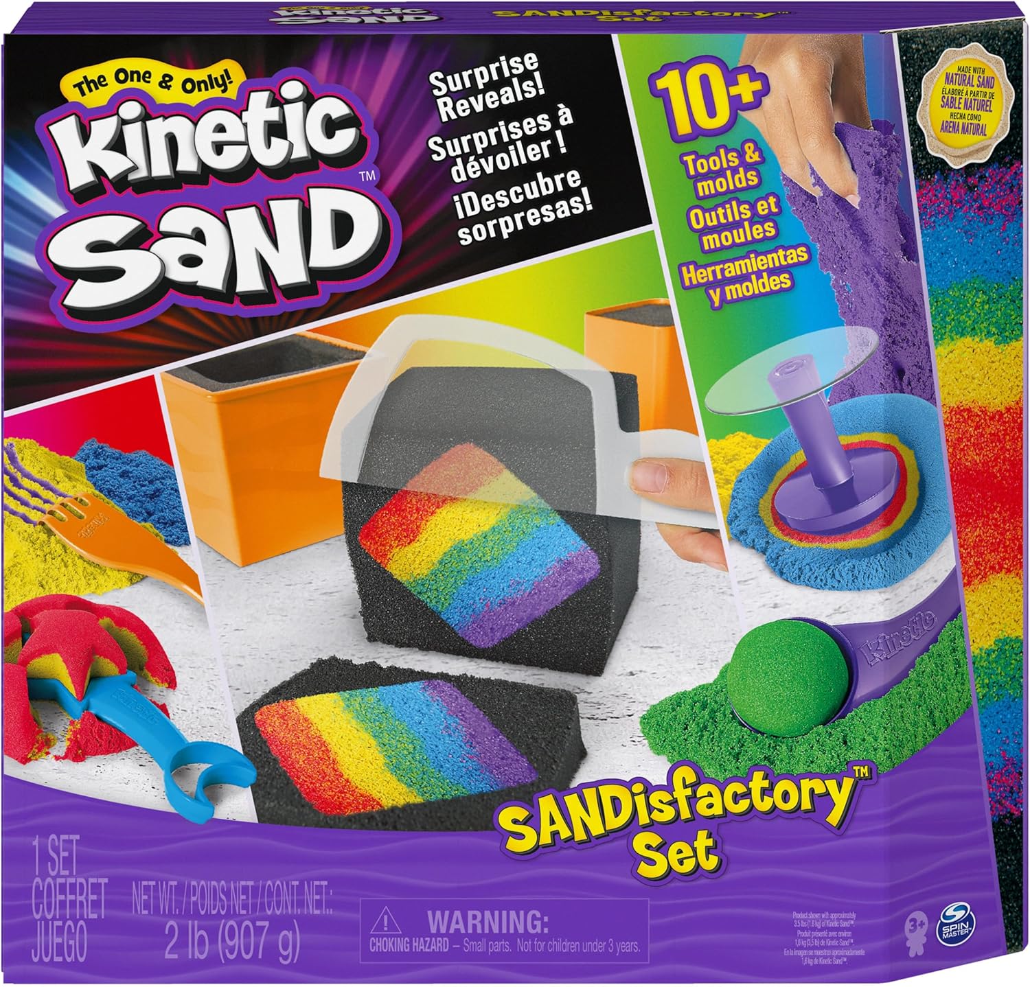 Kinetic Sand SANDisfactory Set
