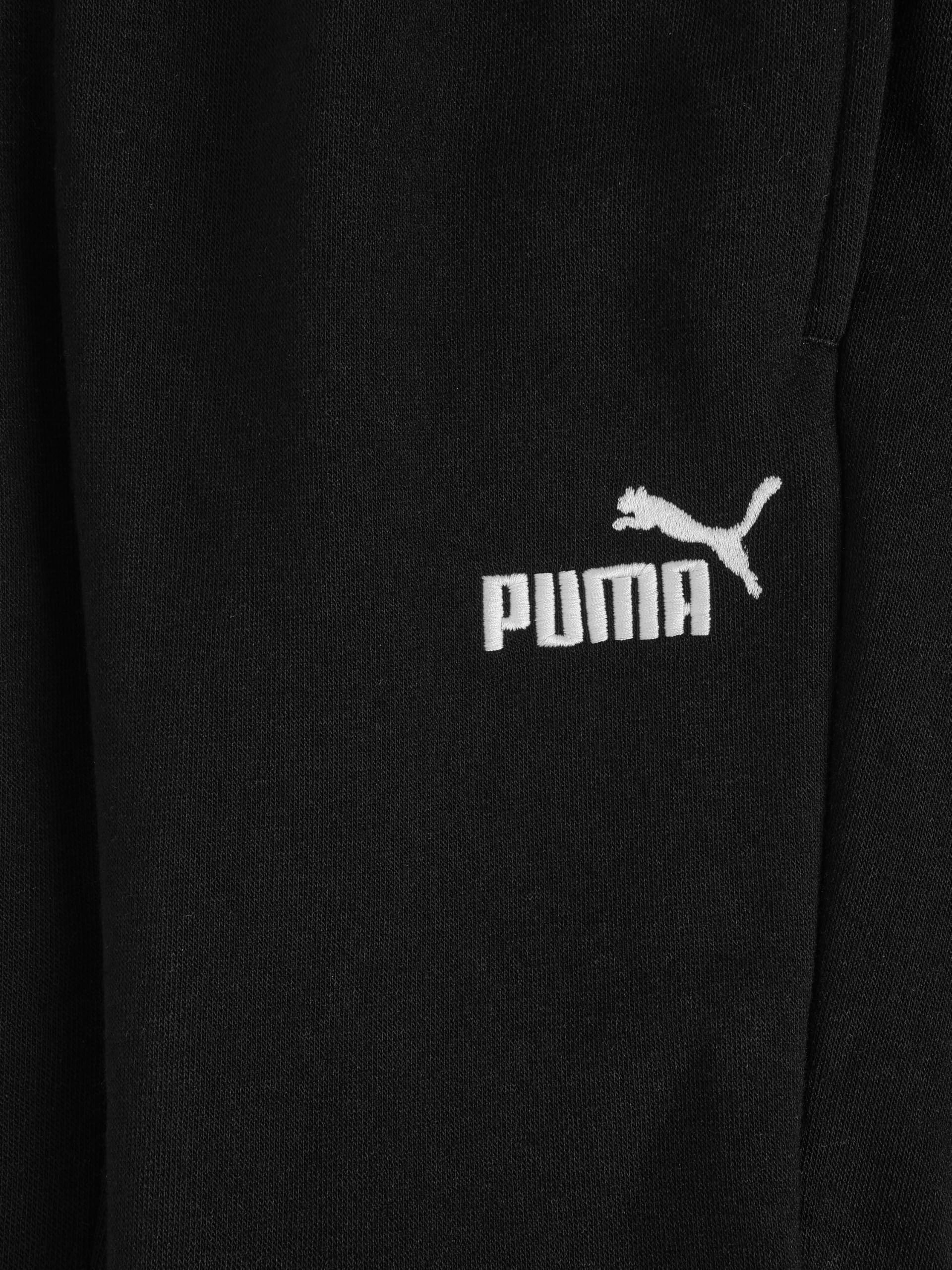 Puma Mädchen Trainingshose Essential Basics Logo Fleece Joggers, Elastic Waistband, Side Seam Pockets