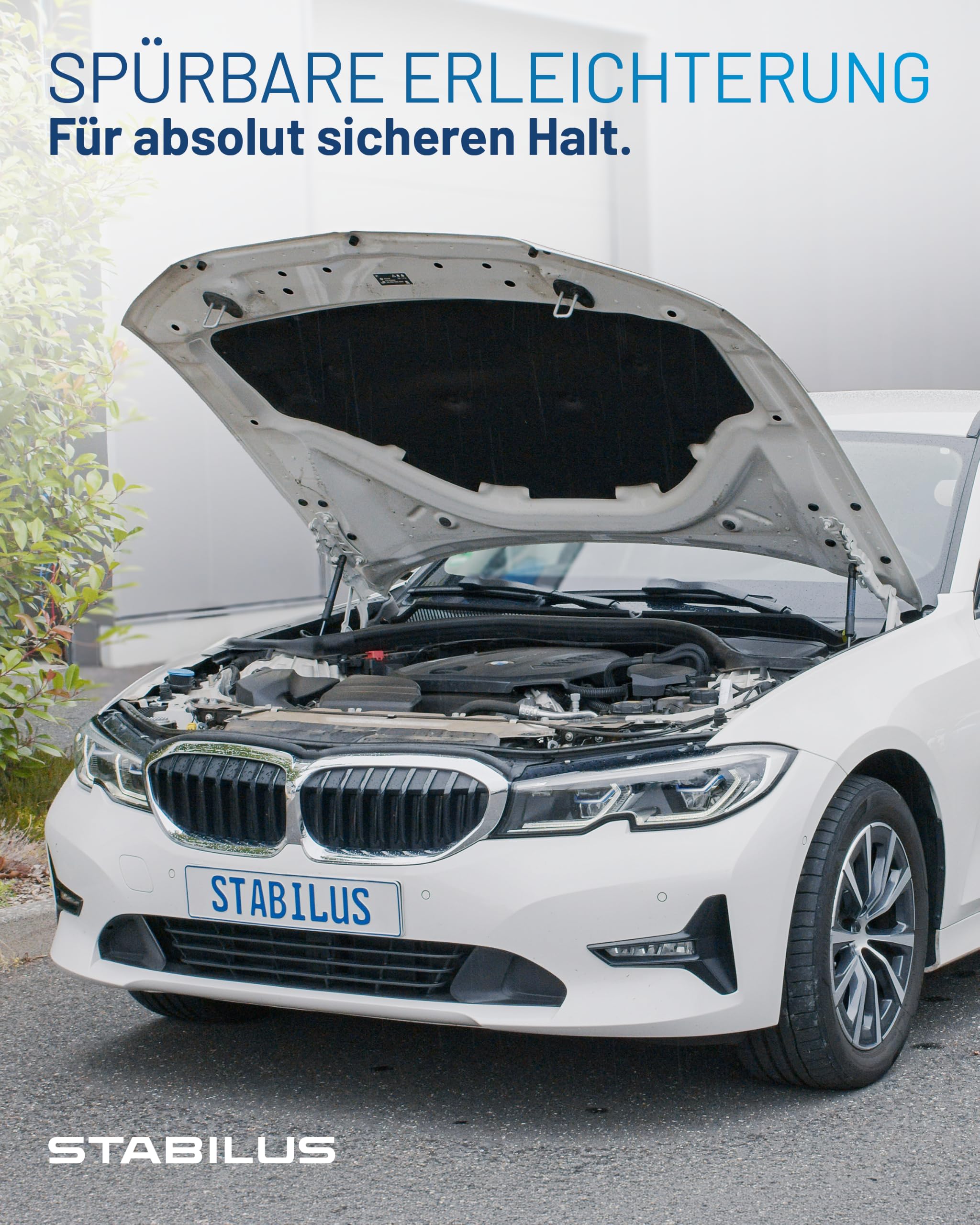 Stabilus Ressort à gaz pour capot moteur AUDI A4, SEAT Exeo 8E2 2000-2013 Amortisseur de capot LIFT-O-MAT® avec 330 N 8E0 823 359 A | Compatible avec: AUDI A4 B6, A4 B6 Avant, A4 B7, A4 B7 Avant, SEAT EXEO, EXEO ST