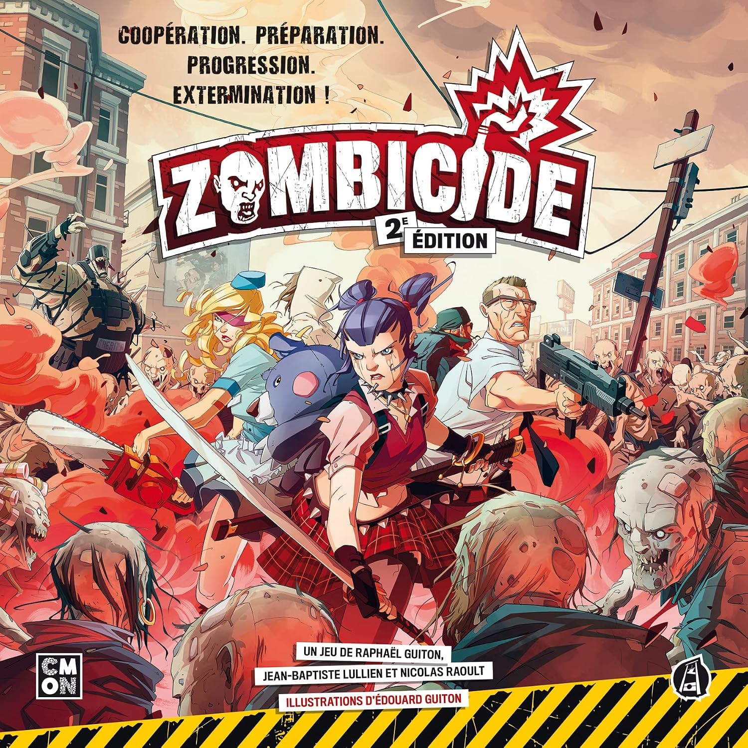 Lot Zombicide Seconde Edition en Français + 1 Decap Blumie
