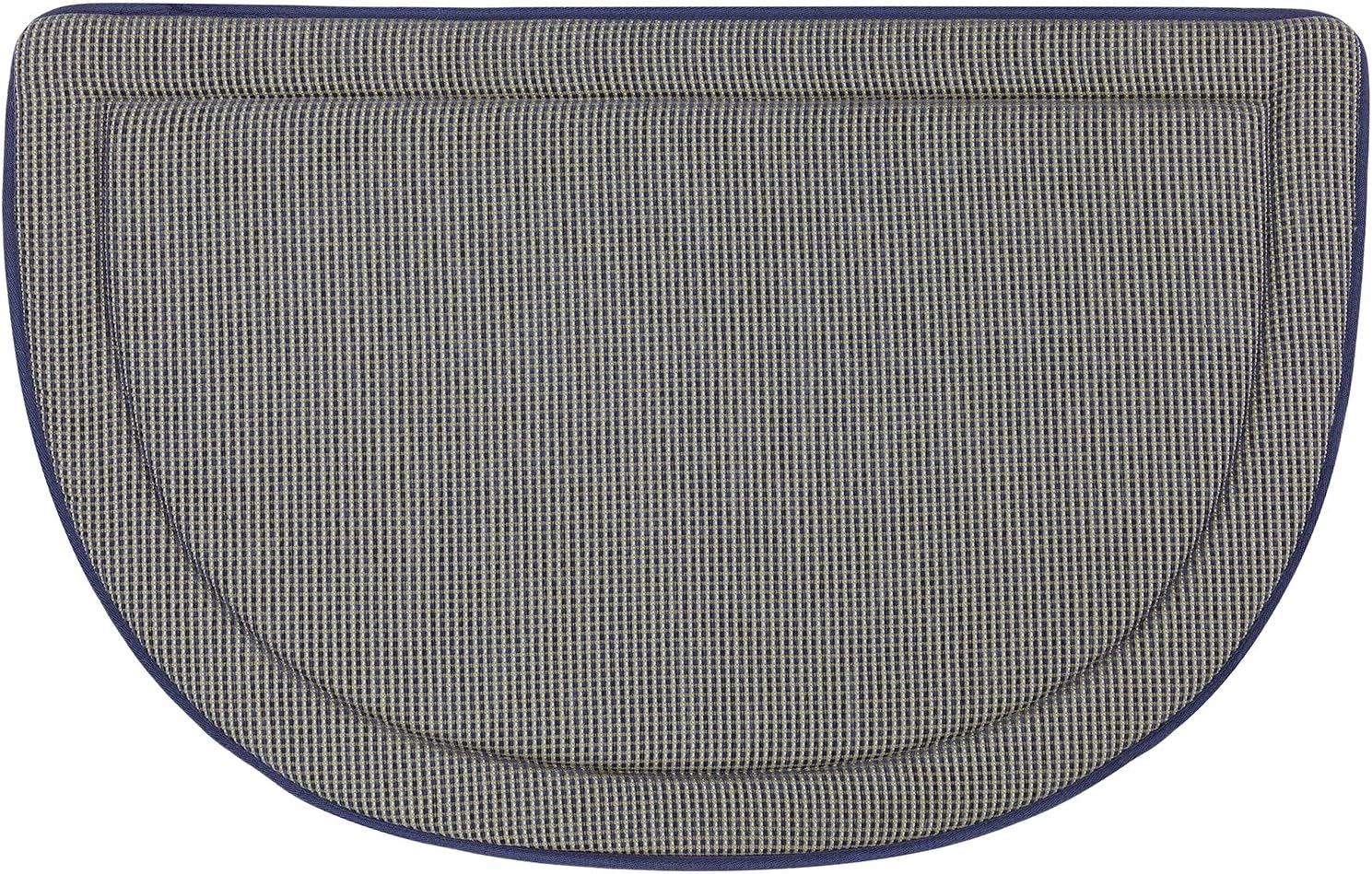 Townhouse Rugs Memory Foam Kitchen Mat, Blue Plaid Home