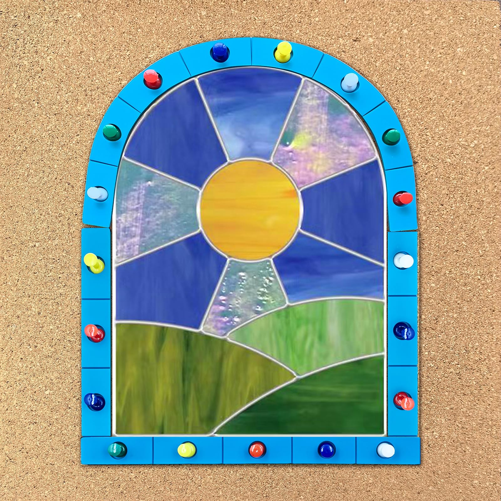 Layout Block System for Stained Glass Panels, Free to Bend, Easy for You to Layout of Straight Lines Or Any Degree Angles. 6 Pcs 12 Inch Heat Resistant Silicone