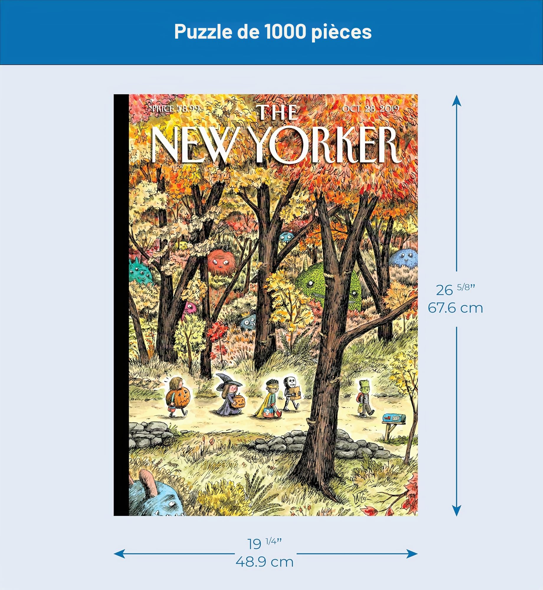 Puzzle 1000 pièces : Feuilles Peepers