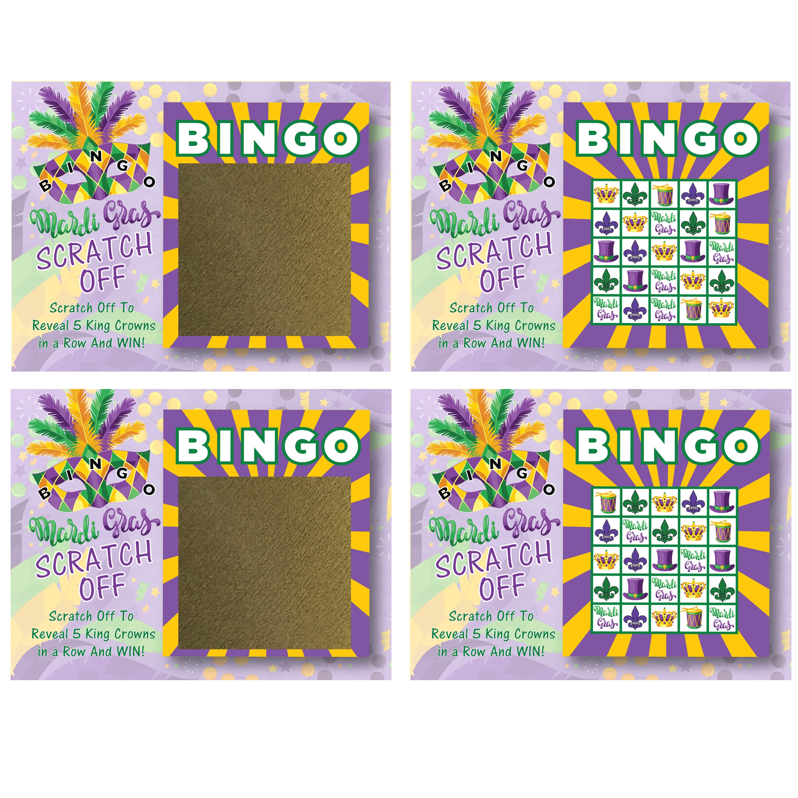 My Scratch OffsMardi Gras Game Cards- Set of 26 (Mardi Gras Bingo)