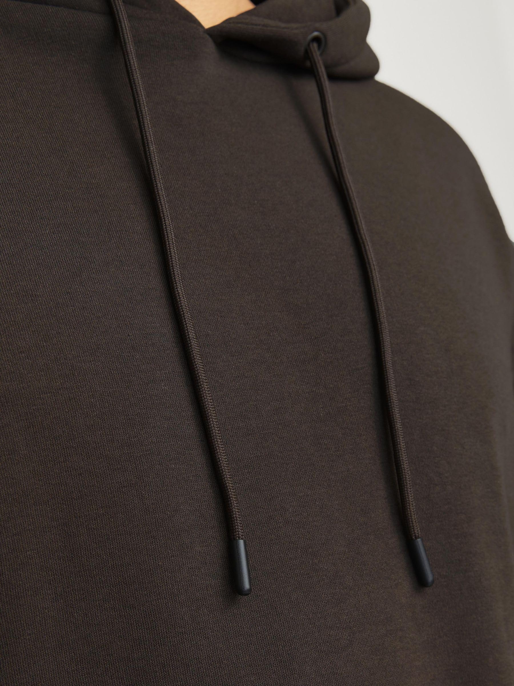 Jack & Jones Jjebradley - Felpa con Cappuccio Noos Pls Felpa con Cappuccio Uomo (Pacco da 1)