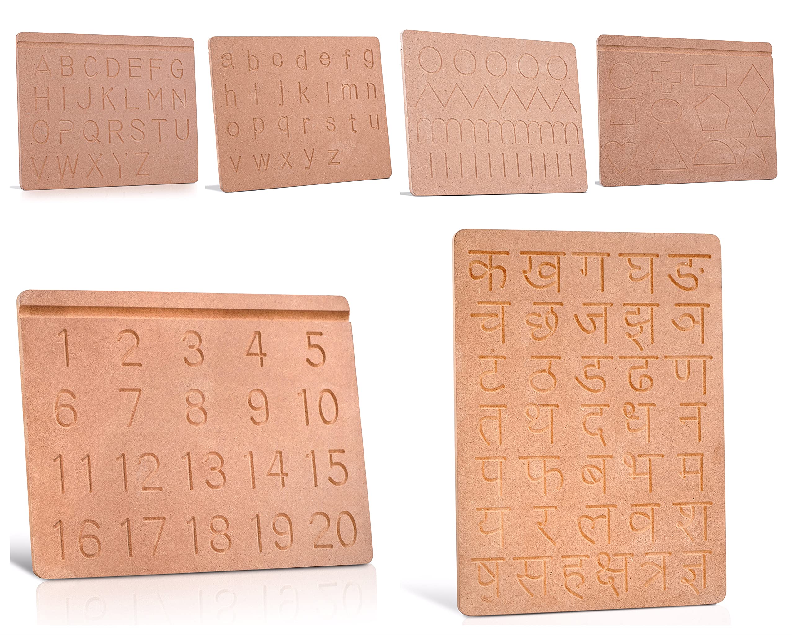 Buy thinkbox alphabet tracing wooden boards for kids to improve