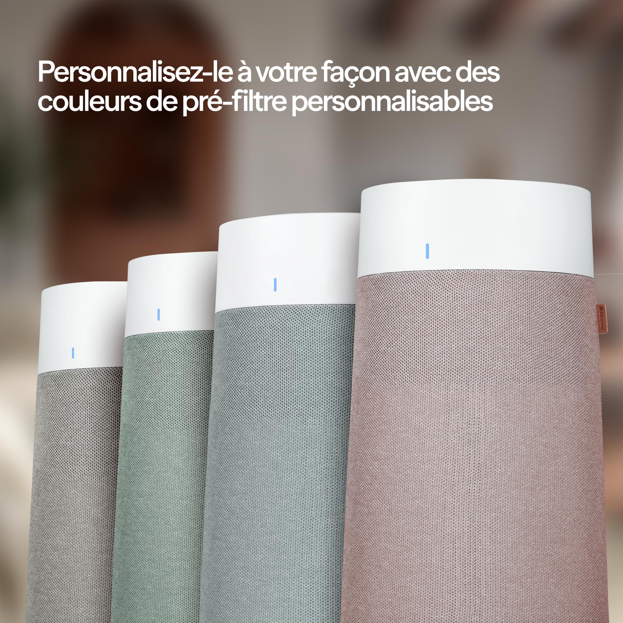 BLUEAIR Blue Pure 511i Max Purificateur d’air pour pièces jusqu’à 43 m² – Intelligent, silencieux, HEPASilent™ | Idéal maison, chambre, enfants | Poussière, allergènes, fumée, moisissures, poils