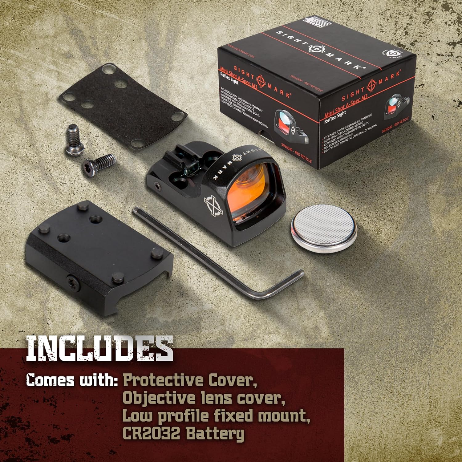 Sightmark Mini Shot A-Spec M3 package contents