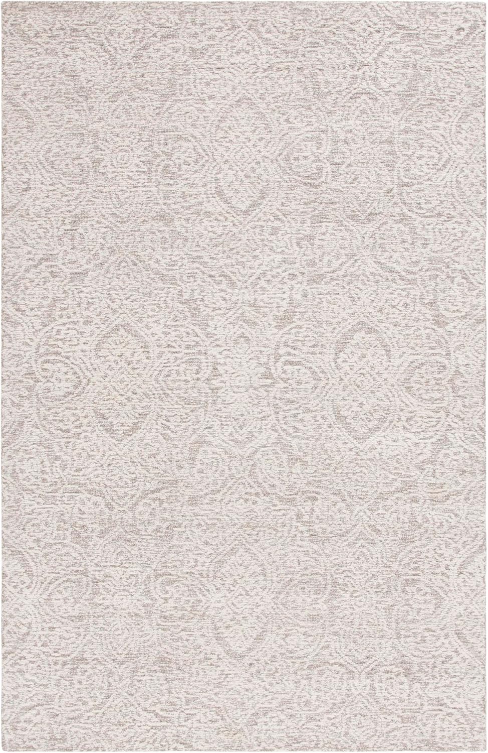 SAFAVIEH Area Rug 6x9 - Metro Collection - Natural & Ivory, Handmade Wool, Ideal for Living Room, Bedroom, Dining Space (MET998A)