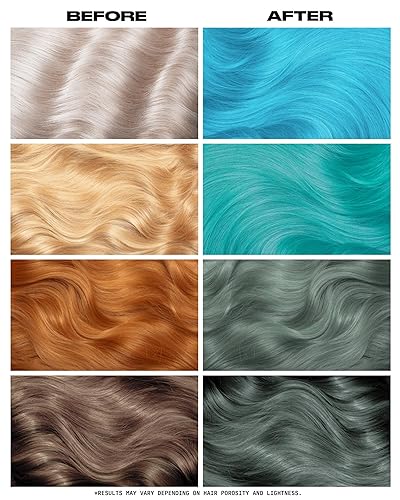 Vista 11 de Lunar Tides - Tinte de cabello semipermanente (43 colores) (Eclipse Negro, Eclipse Black)