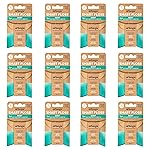 drTung\'s Smart Floss Mint for Teeth - Natural Expanding Dental Floss, Gentle on Tooth & Gums, Expands & Glides, PTFE & PFAS Free, Certified Organic Mint Essential Oils - Pack of 12