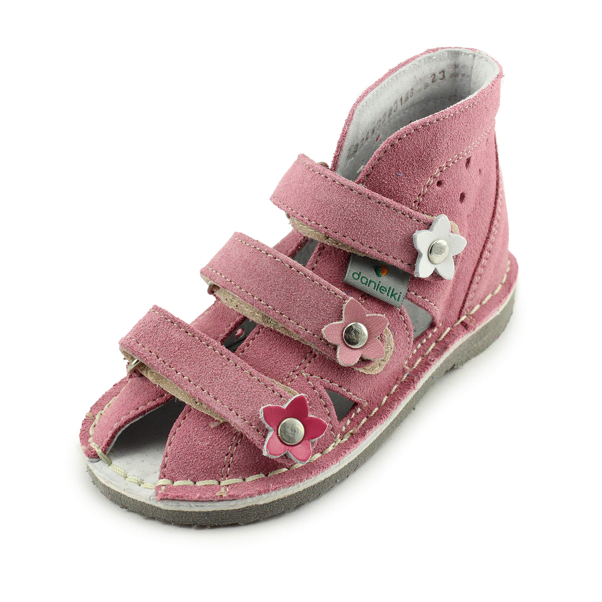 Danielki Baby Girls/Girls High Orthopedic Shoes (S124) EU 18/US 2.5-3.5 Pink