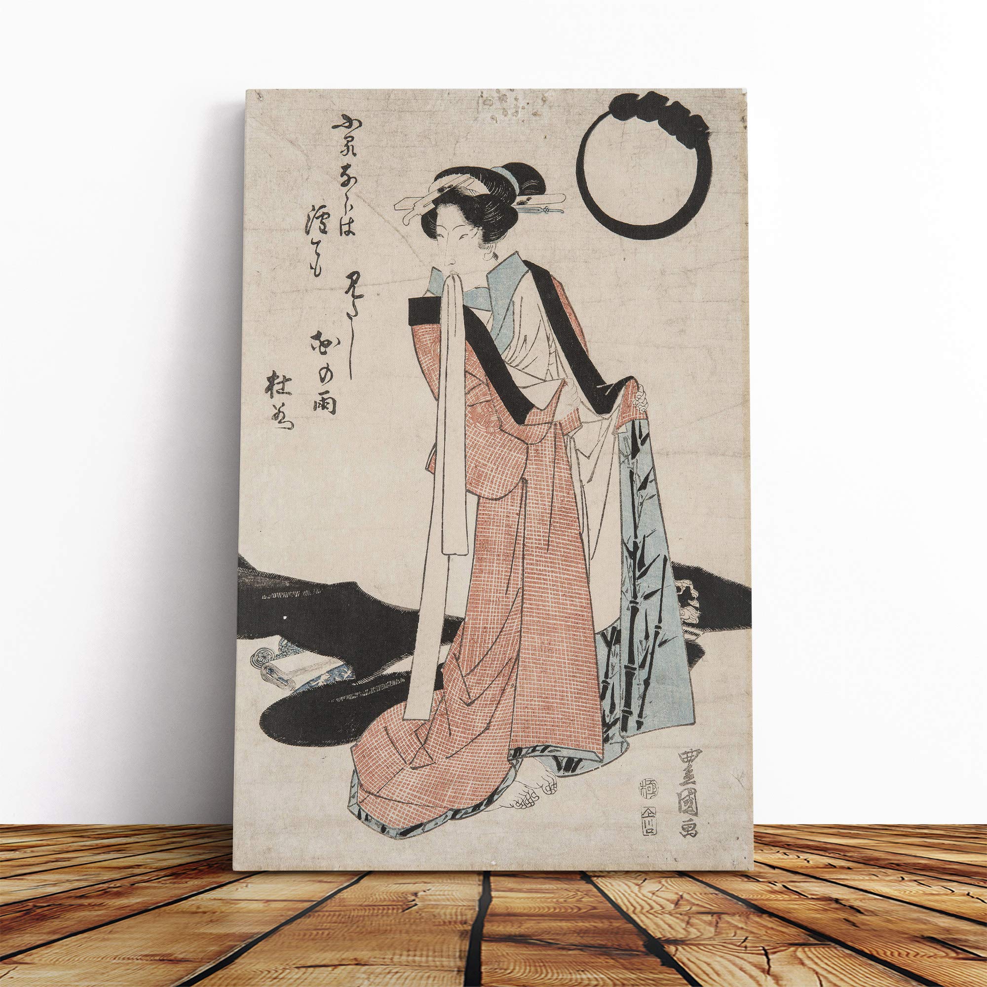 Utagawa Japanese Oriental (12) Canvas Print | Gallery Wrapped 30mm Frame Wall Art | 30x20 inches | Ready to Hang | Asian Picture | Living Room Bedroom Lounge Office