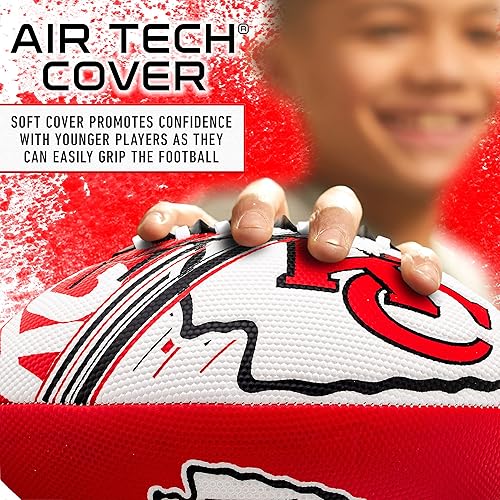 Vista 81 de Franklin Sports - Balones de fútbol americano juveniles de todos los equipos de la NFL, juego de balón infantil pequeño de 8.5 pulgadas + inflador
