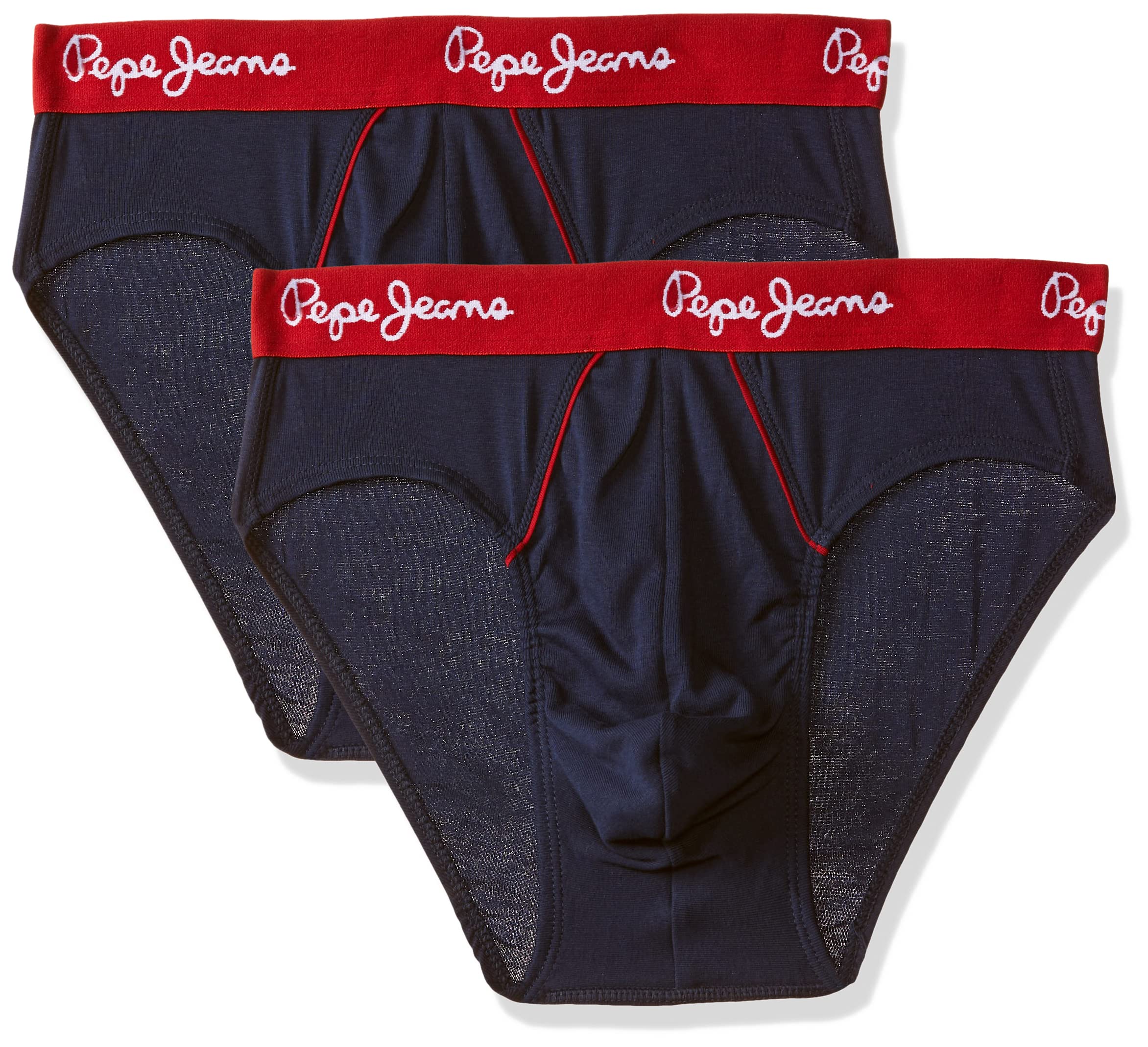 pepe jeans Men's Cotton Regular Solid Brief-picture-28