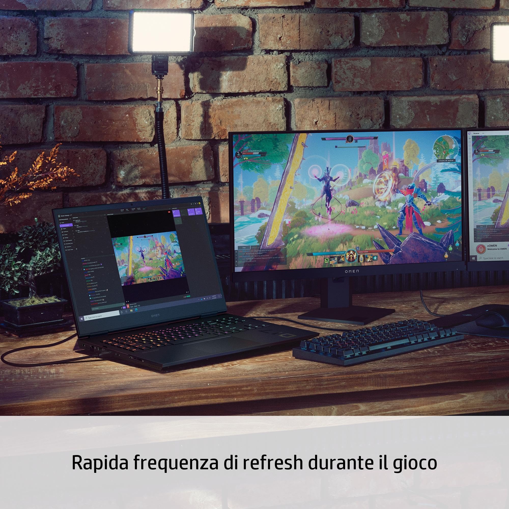 HP OMEN 17-ck1001sl, Intel Core i7-12700H, RAM 32GB DDR5 4800Hz, SSD PCIe NVMe da 1TB M.2, Grafica Nvidia RTX 3080Ti 16GB DDR6, Display 17,3" QHD 165Hz IPS, Wi-Fi 6, Windows 11, Nero