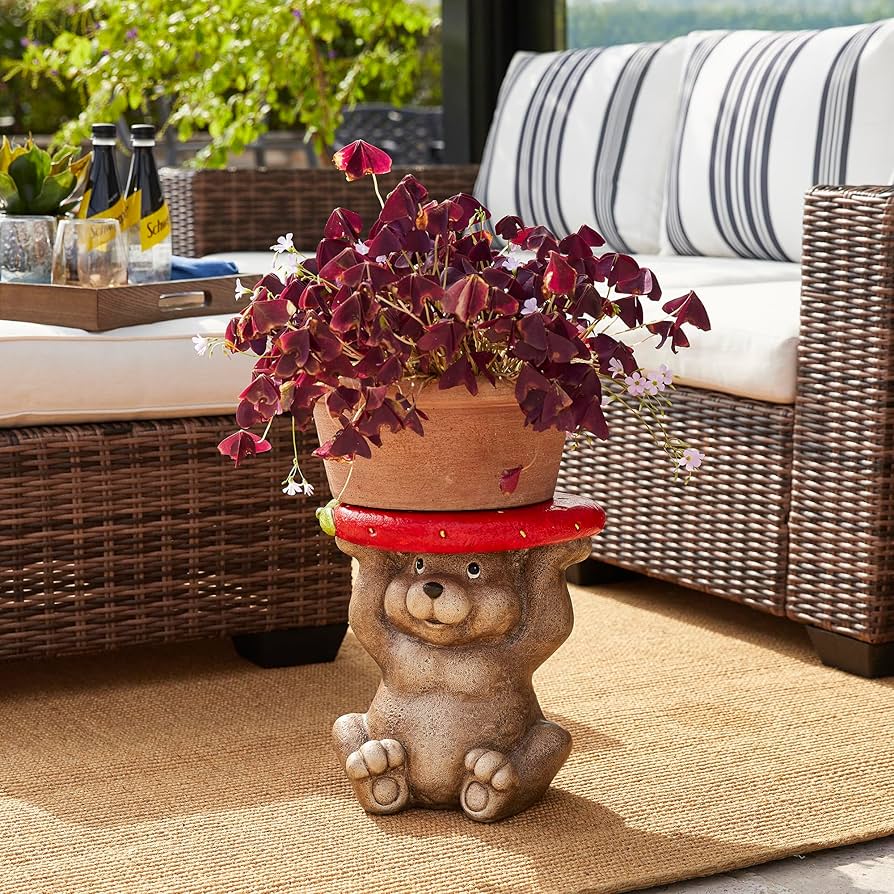 Amazon.com: Glitzhome Outdoor Side Table, 12.5