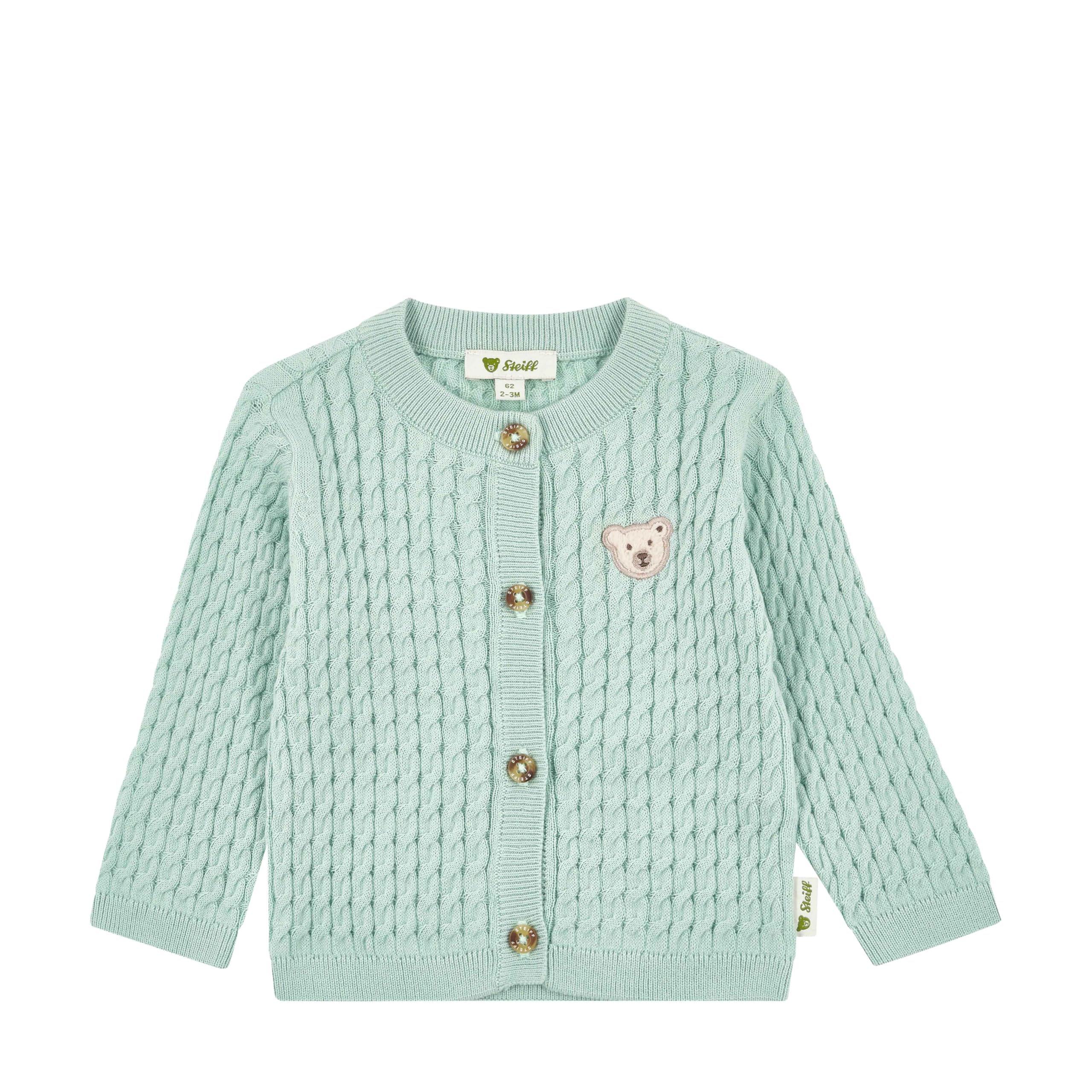 Steiff Baby - Mädchen Strickjacke Strickjacke