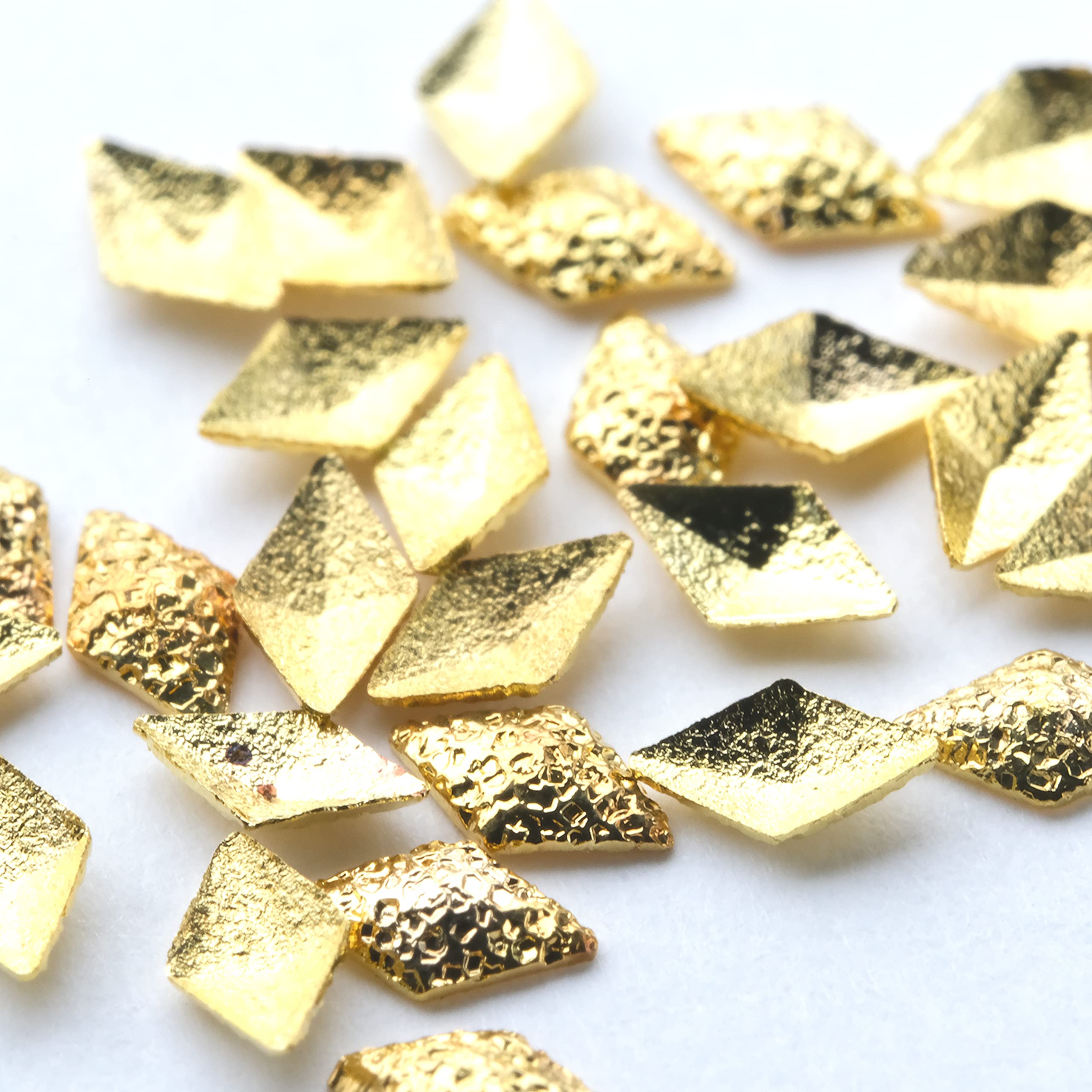 Amazon | HARU雑貨 k72 サンドスタッズ ダイヤ 2mm ゴールド 10個