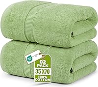 Vista 48 de Utopia Towels - Lujosa toalla de baño jumbo, 2 unidades - 600 g/m², 100% algodón hilado en anillo, toalla extragrande altamente absorbente