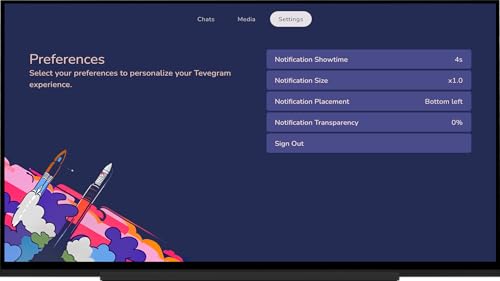 Tevegram: Unofficial Telegram for TV