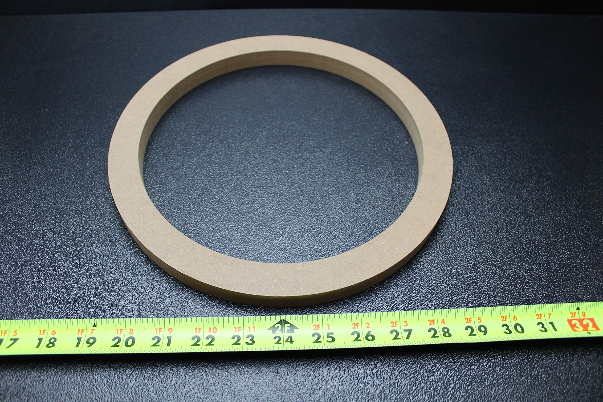 Amazon.co.jp: MDF スピーカーリングスペーサー 10インチ 木製 厚さ3/4
