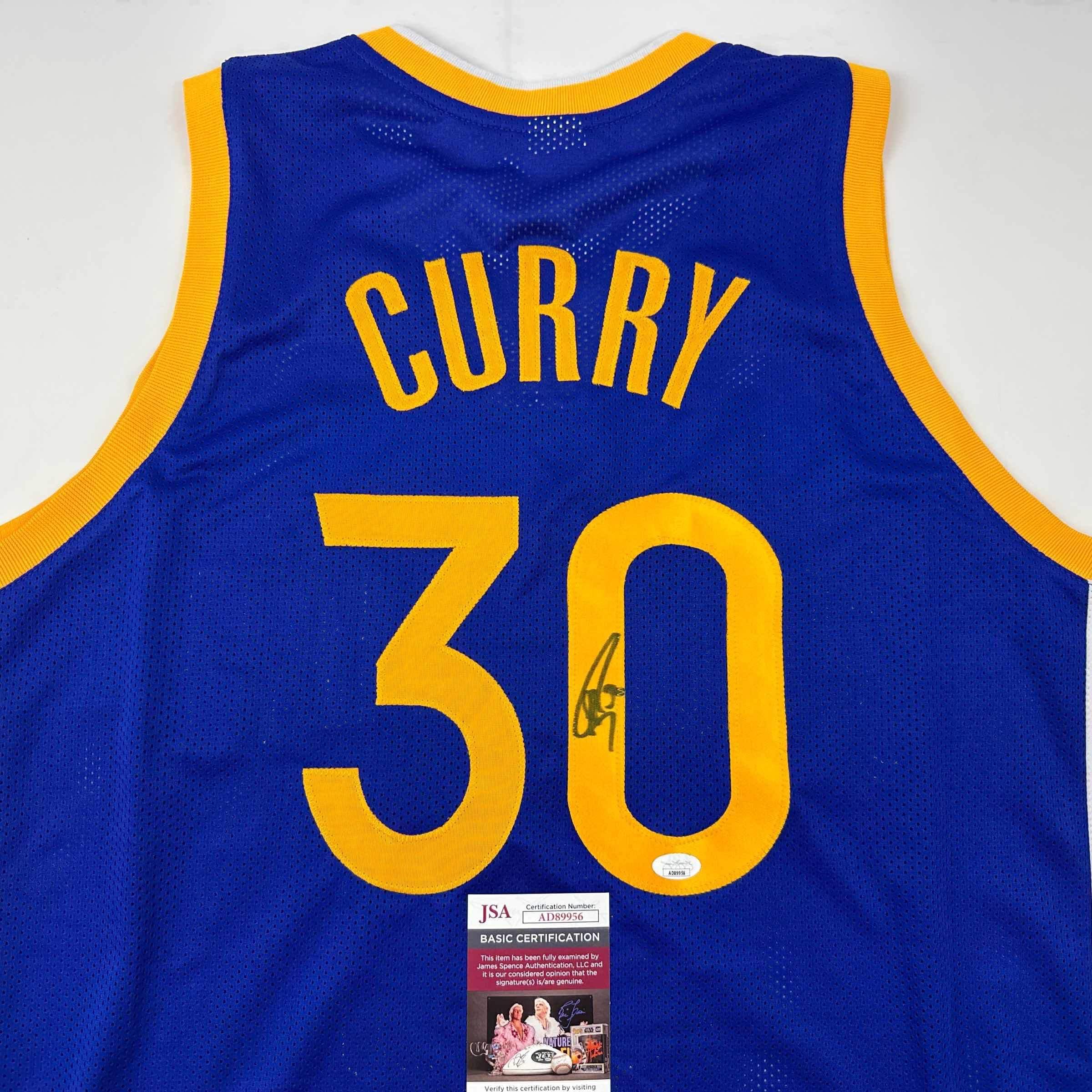 Maillot de basket NBA Golden State Warriors Home swingman signé par