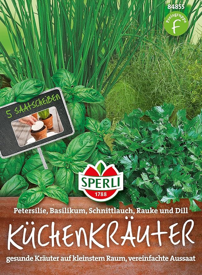 Interflowers Bio-Kräuterset - DIY Anzuchtset Mit 3 Kräutersorten Für Küche & Grill