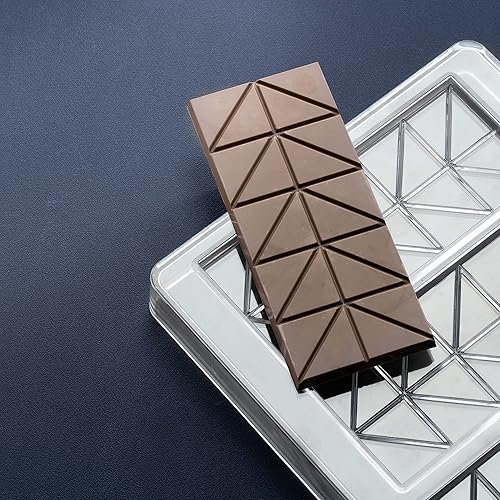 Molde de barra de chocolate de policarbonato - Diseño de lujo - 46mL 20 piezas