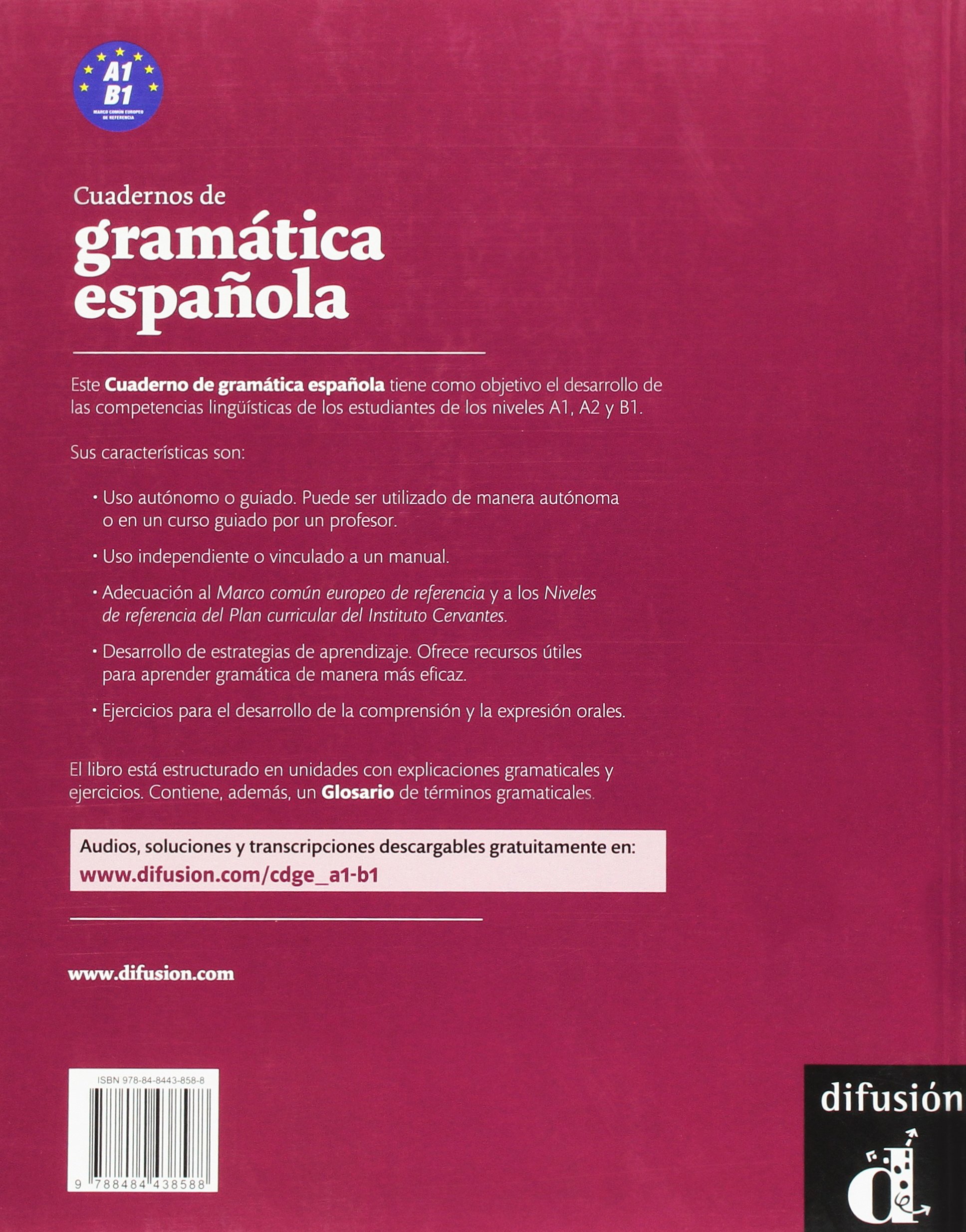 Cuadernos de gramática española B1: Cuadernos de gramática española A1-B1