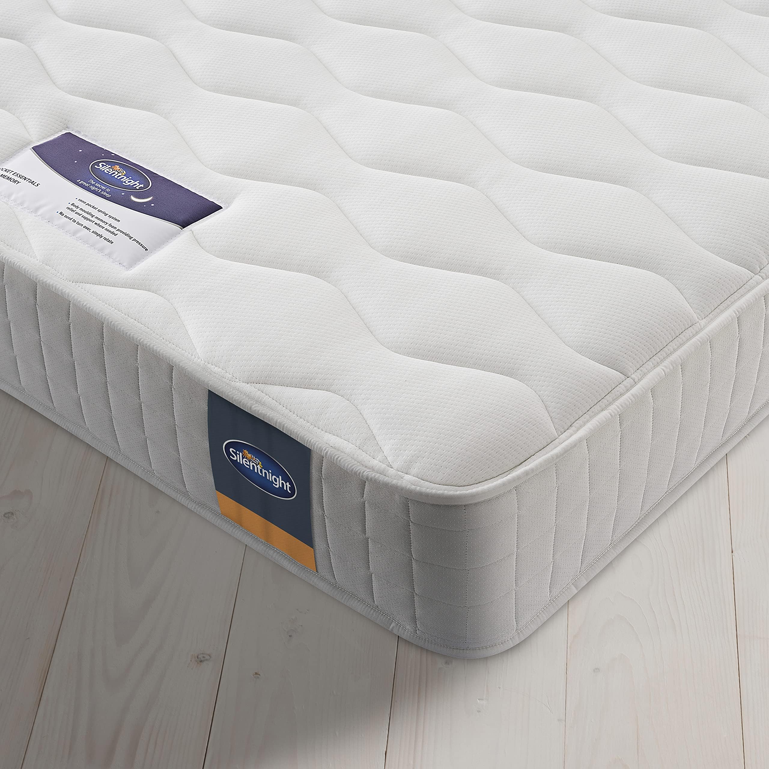 – Silentnight Pocket Essentials 1000 Memory Mattress | Medium | Super King