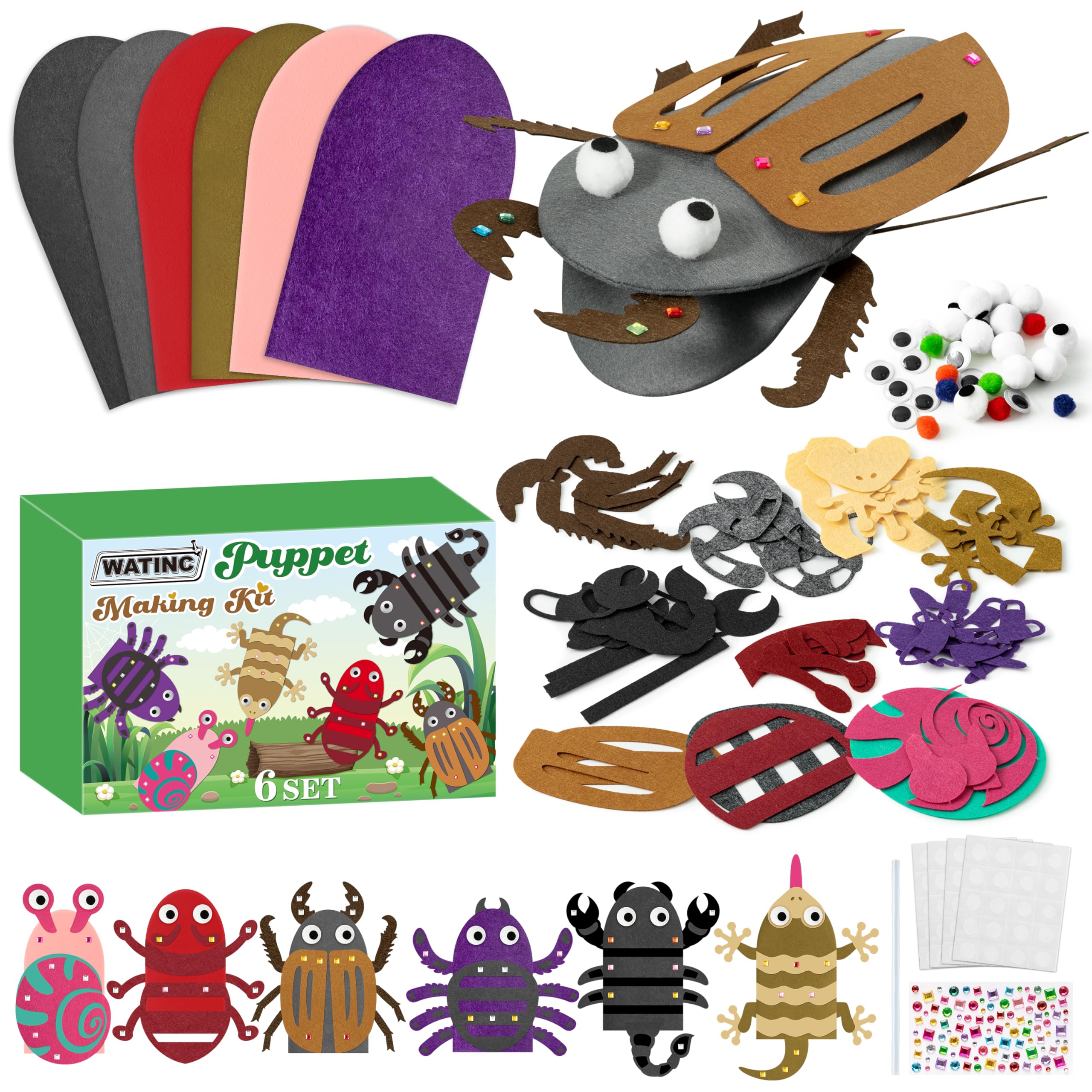 WATINC Hand Puppet Making Kit