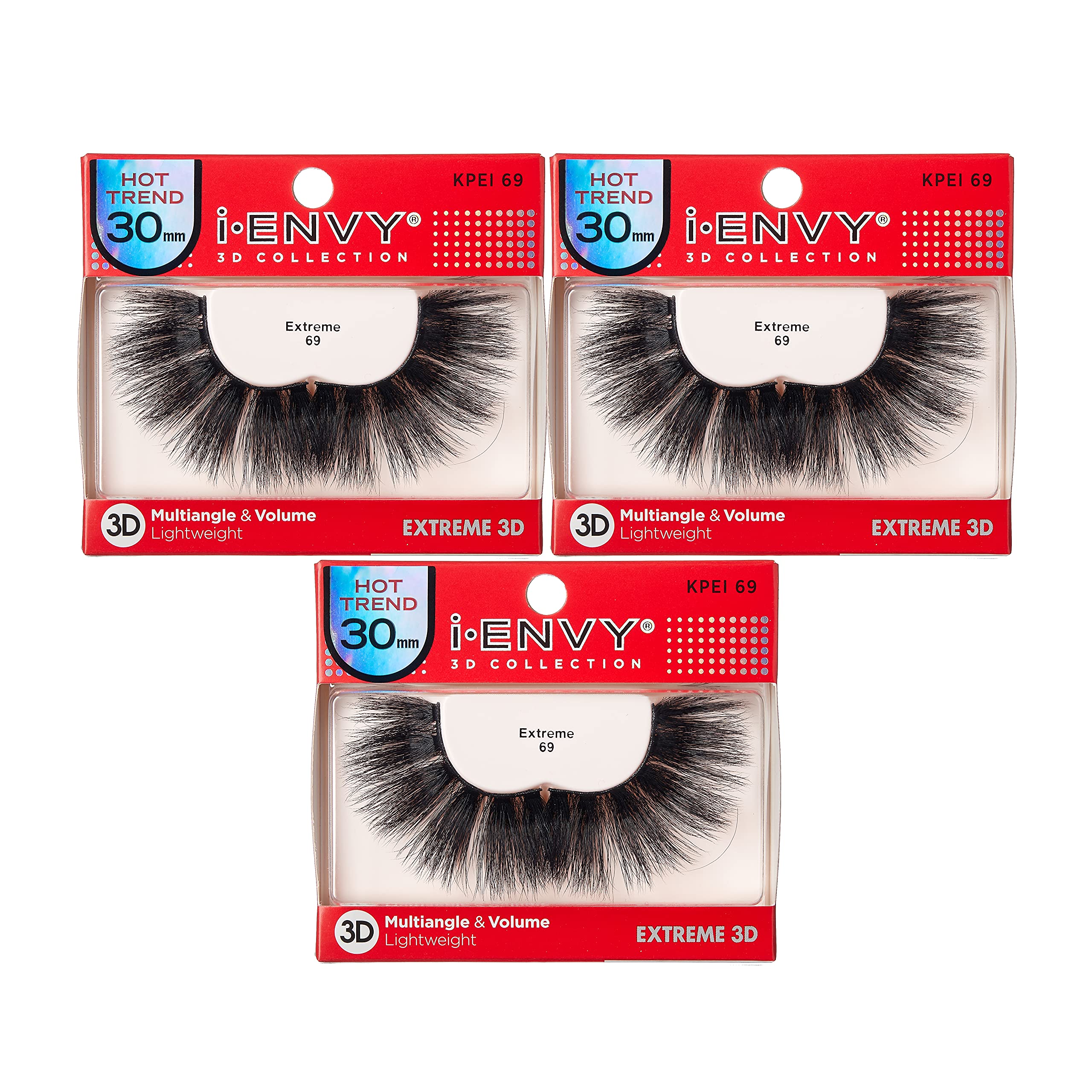 Amazon.com: i-ENVY Extreme 3D Collection False Eyelashes Multi