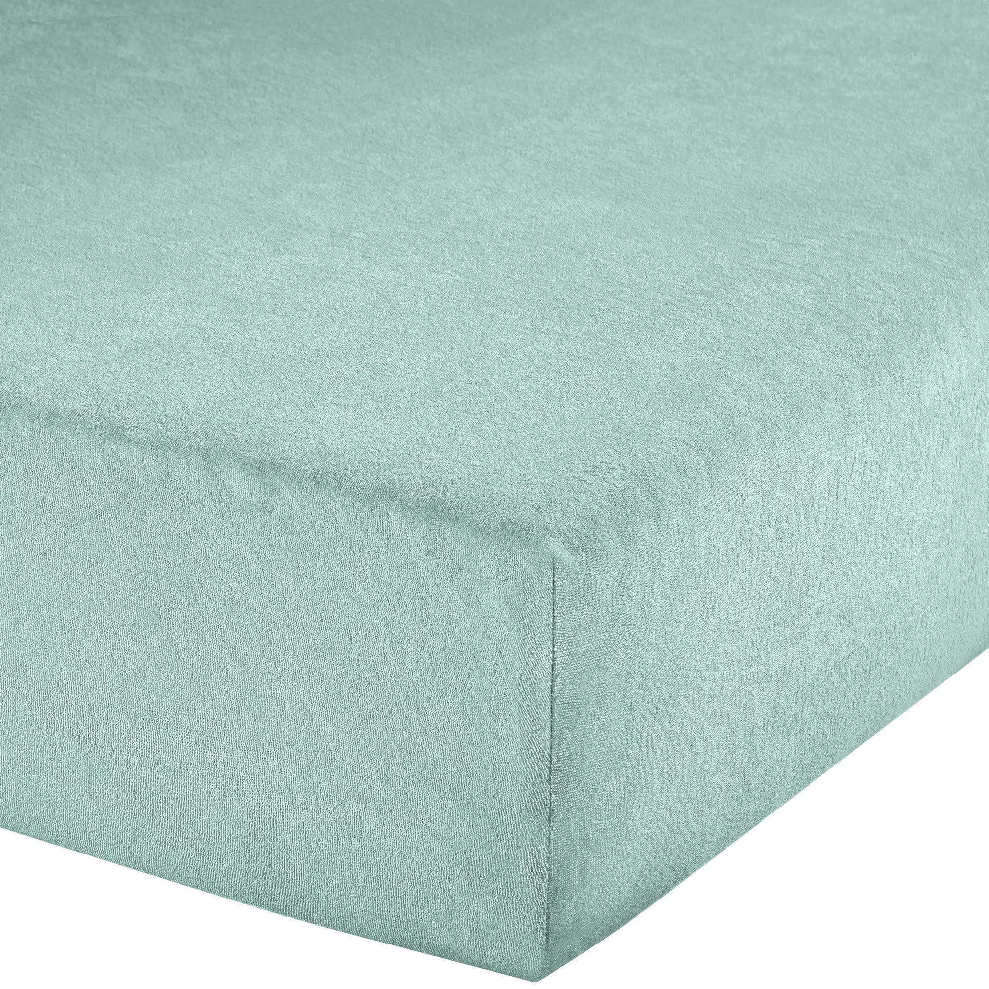 Erwin Müller Spannbettlaken Edel-Seersucker „Wertingen“ – Creme, 100x200 Cm | Luftiger Sommerkomfort