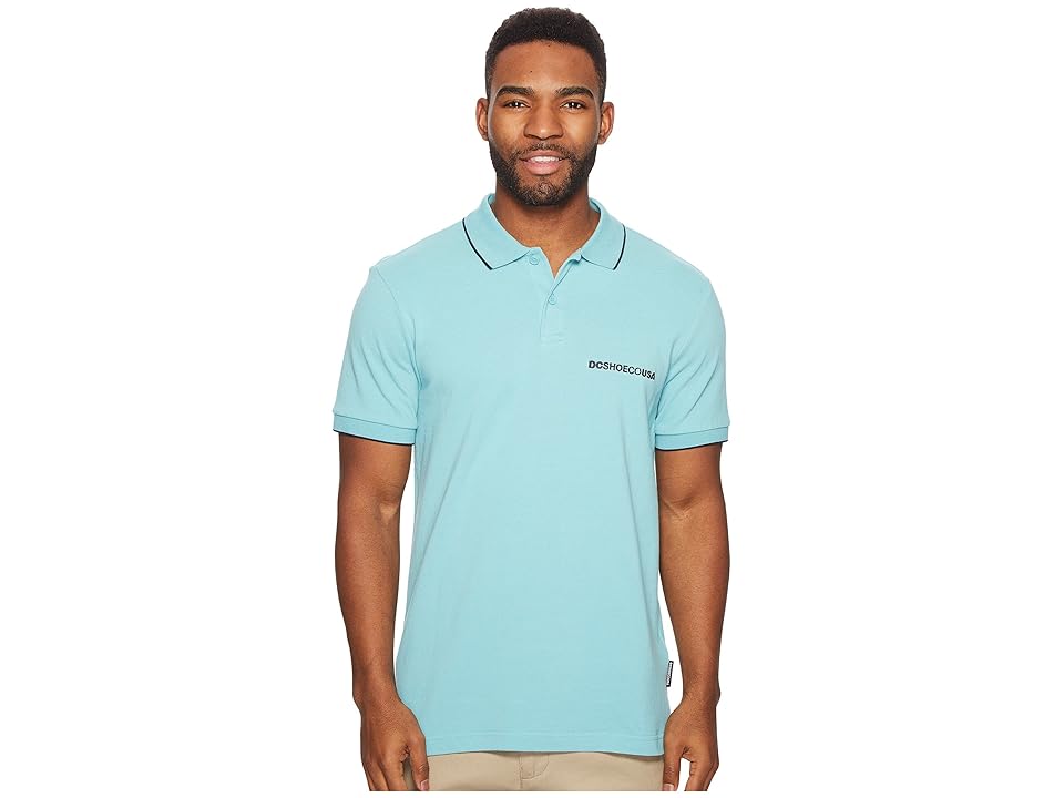 

DC Lakebay Polo (Marine Blue) Men's Short Sleeve Knit