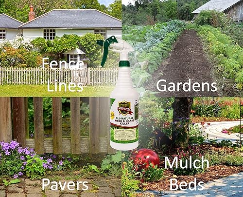 Miniatura 6 de Natural Armor Fórmula concentrada totalmente natural para herbicidas y hierbas No contiene glifosato 128 onzas