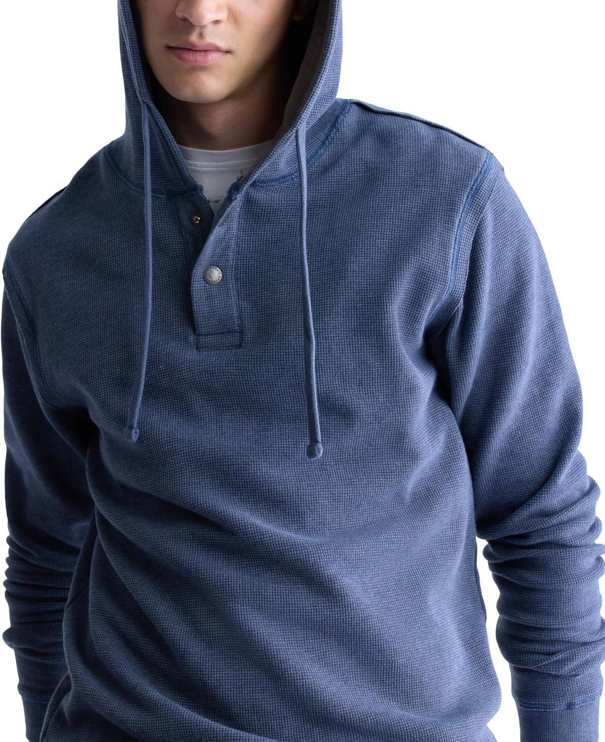Buffalo David Bitton mens Long Sleeve Waffle Hoodie - Image 6