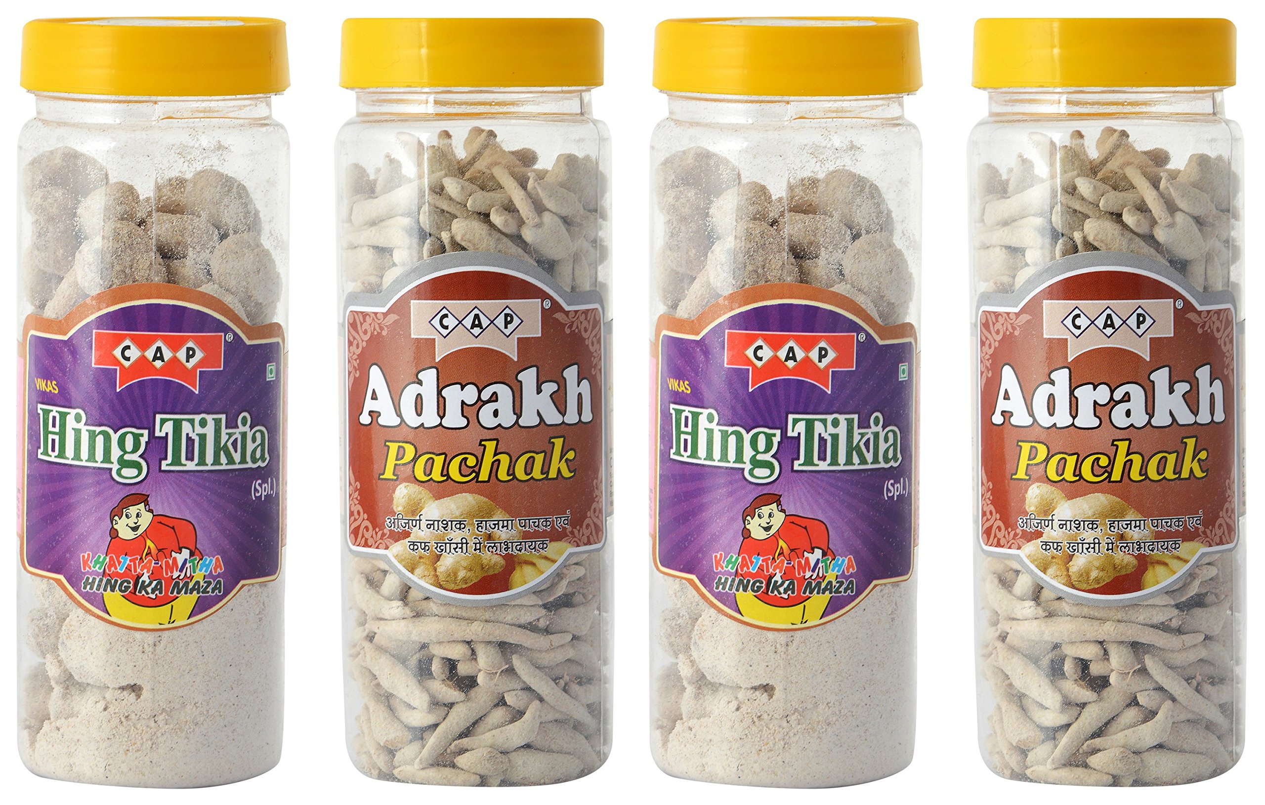 CAP Hing Peda Anardana & Adrak Pachak Ayurvedic Combo, 680 GMS, Pack of 4