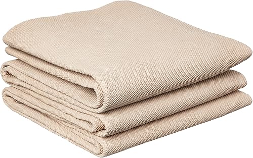 Miniatura 5 de Nourison RugLoc Tan - Almohadilla antideslizante redonda de 5 pies x 5 pies (redonda)