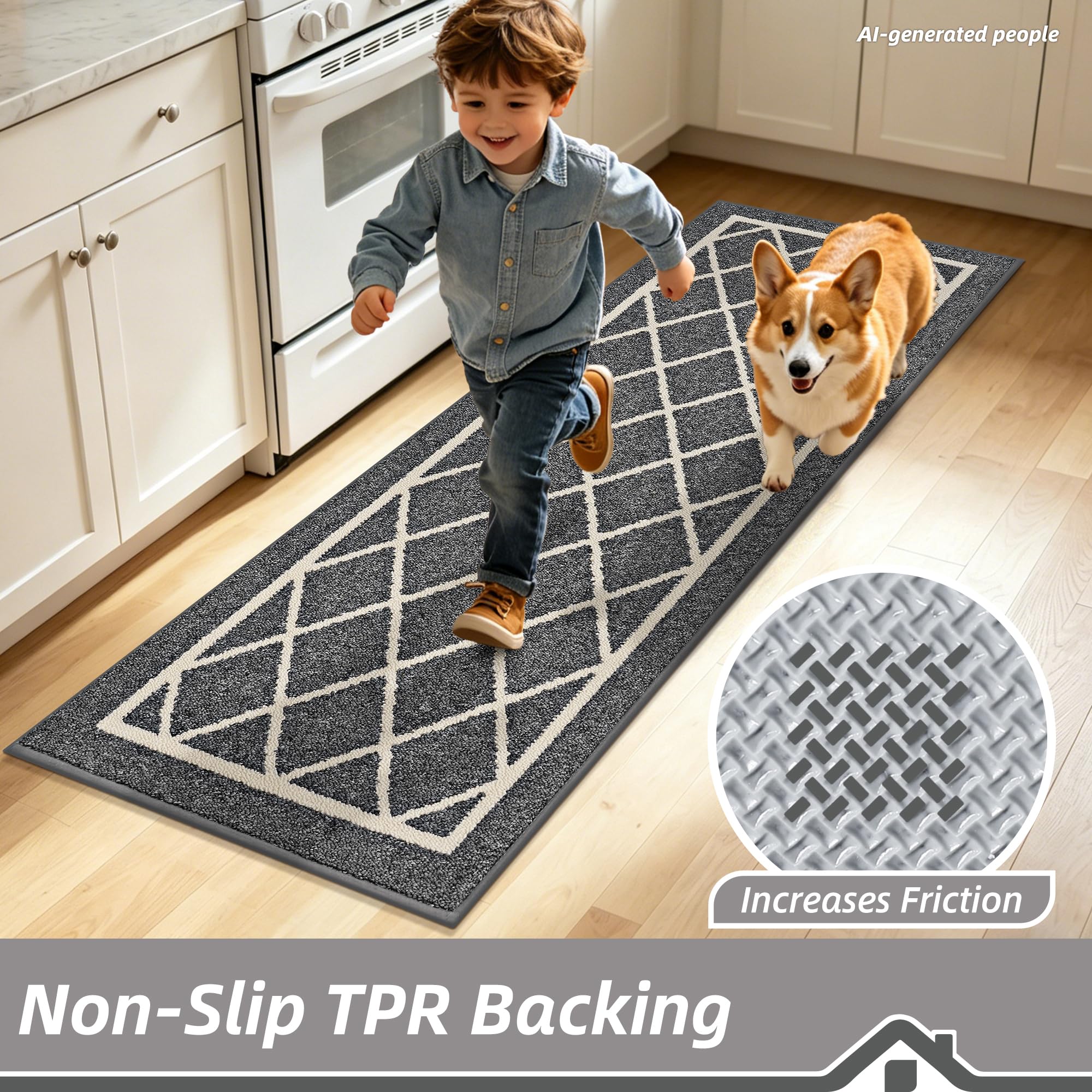 BEQHAUSE Kitchen Rug
