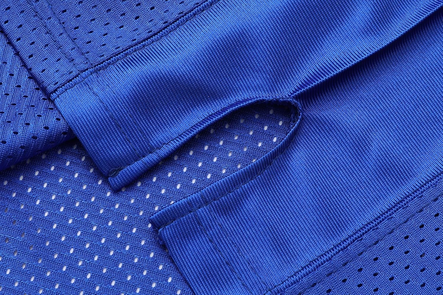 Blank Youths Football Jersey Mesh Athletic Football Shirt Practice Sports Uniform - Image 5