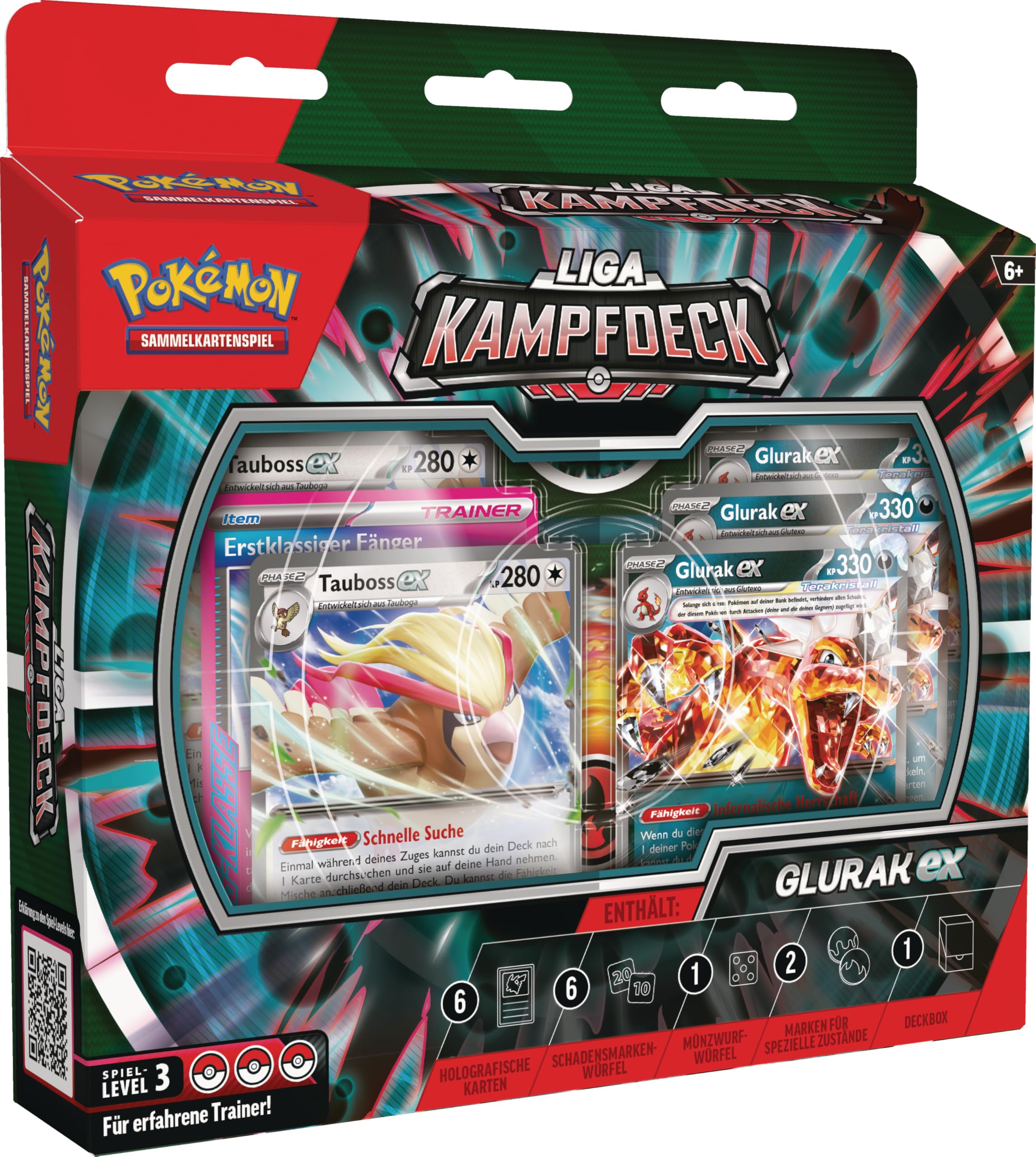 Pokemon - Trading Card Game: League Battle Deck Glurak-ex (1 Instant Play Deck with 60 Cards including Glurak-ex & Tauboss-ex)