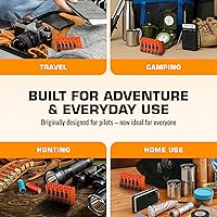 Vista 3 de Soporte para 12 baterías Storacell, AA Powerpax, color amarillo.